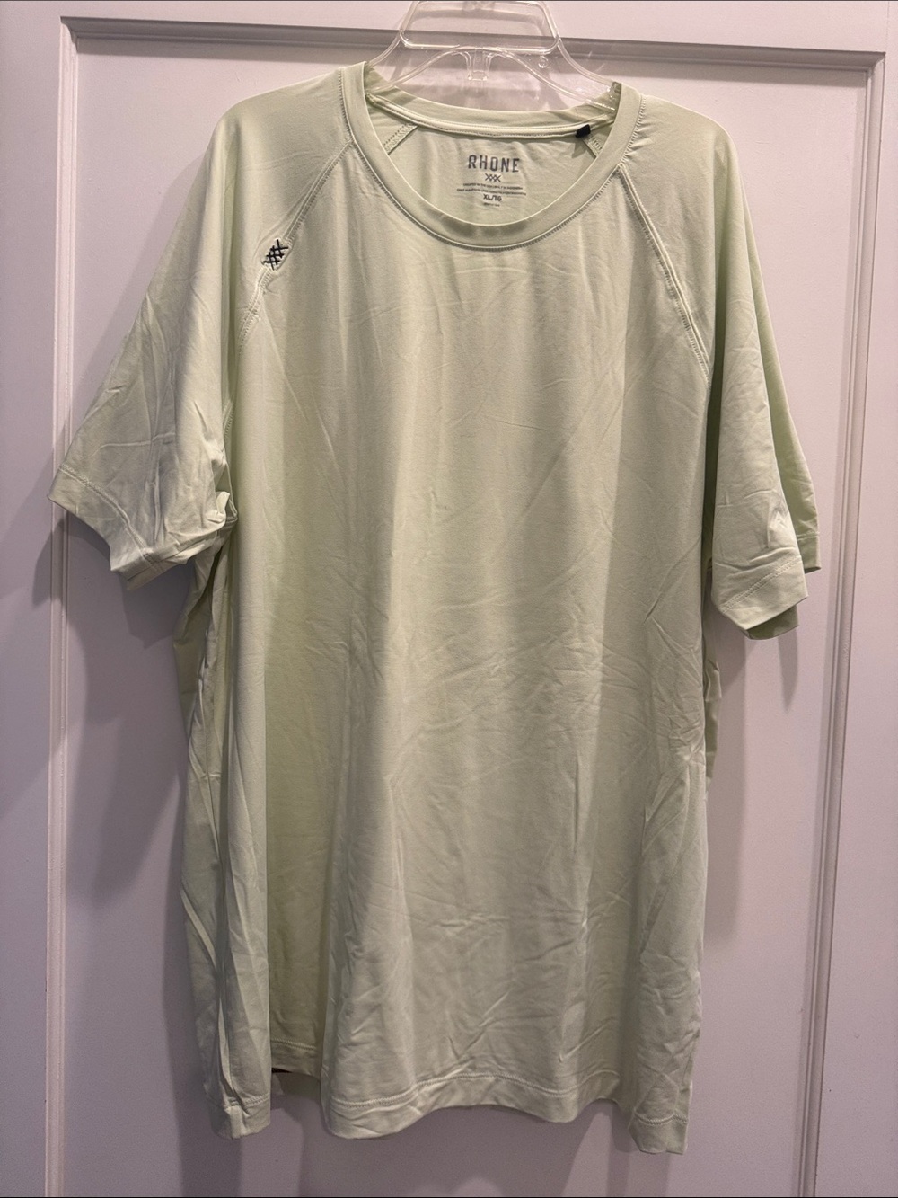 RHONE Men’s Short Sleeve Performance Tee in Pale Green